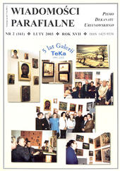 "Wiadomości Parafialne" - Warszawa Ursynów